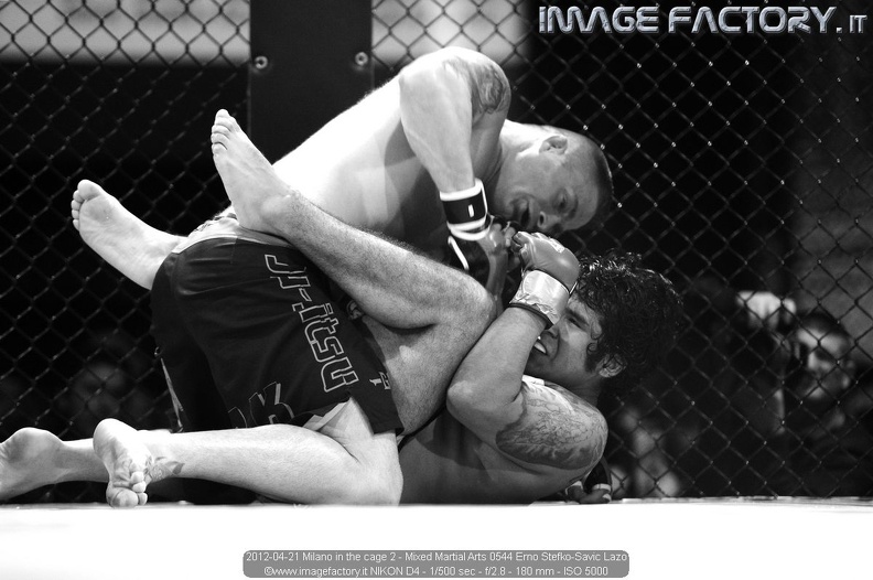 2012-04-21 Milano in the cage 2 - Mixed Martial Arts 0544 Erno Stefko-Savic Lazo.jpg